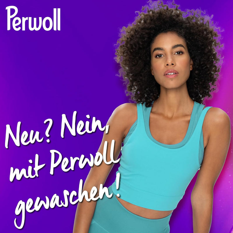 Load image into Gallery viewer, Perwoll Sports Detergent (1 x 27 Wash Loads) | Gently Cleans, Removes Bad Odors &amp; Maintains Elasticity | For Sports and Functional Wear, With Triple-Renew Technology

