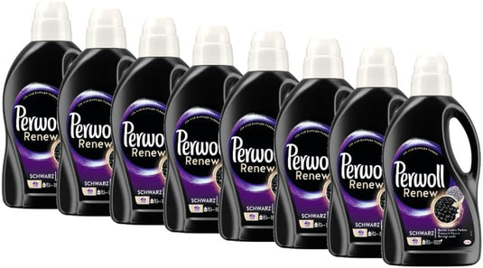 Perwoll Renew Black Liquid Laundry Detergent for Dark Clothes (25 Loads) 1.375L