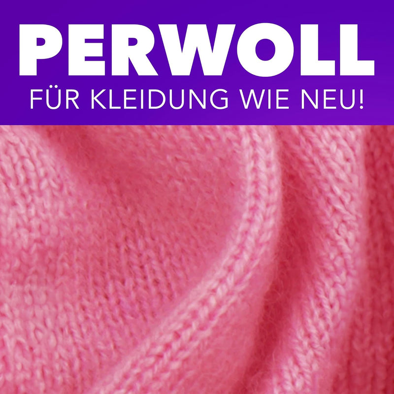 Load image into Gallery viewer, Perwoll Wool &amp; Delicates Detergent (1 x 27 Wash Loads) | Detergent for Fine Fabrics | Gently Cleans, Smoothes and Renews Fibers &amp; Prevents Pilling, with Triple-Renew Technology
