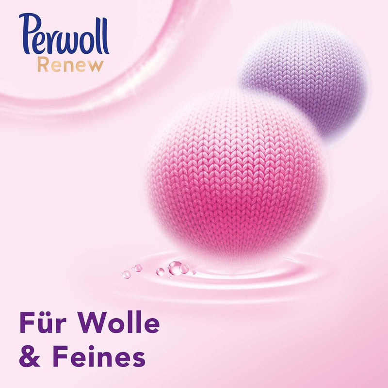 Load image into Gallery viewer, Perwoll Renew Wool &amp; Fine Fabric Care Liquid Detergent for Wool, Silk and Fine Fabrics (1 x 21 Wash Loads)
