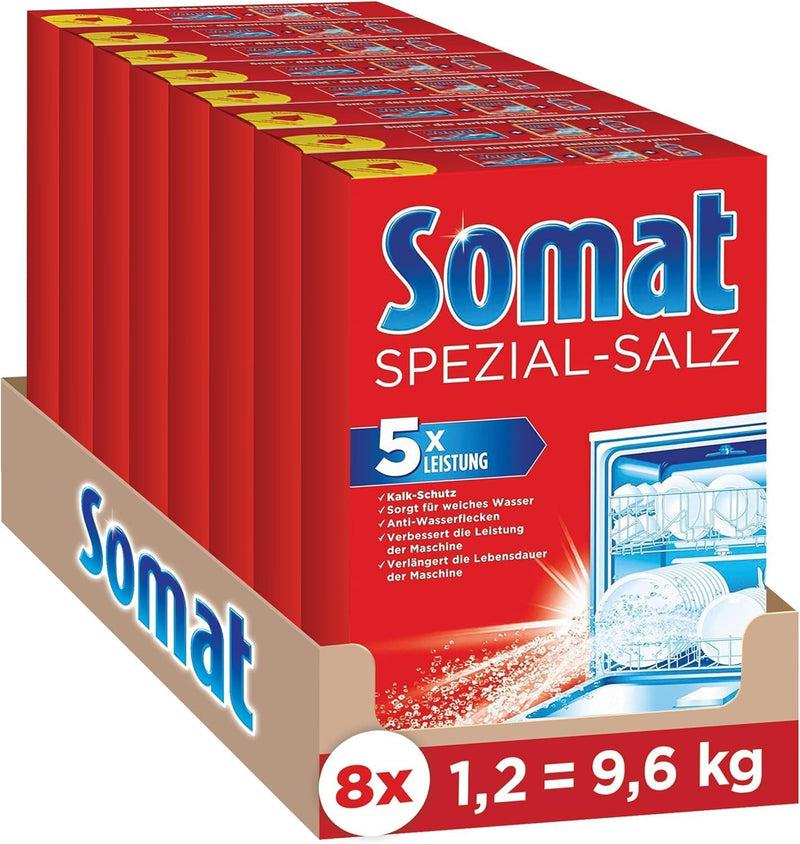 Chargez l&#39;image dans la visionneuse de la galerie, Somat Dishwasher Special Salt 1.2kg/Packaging may vary
