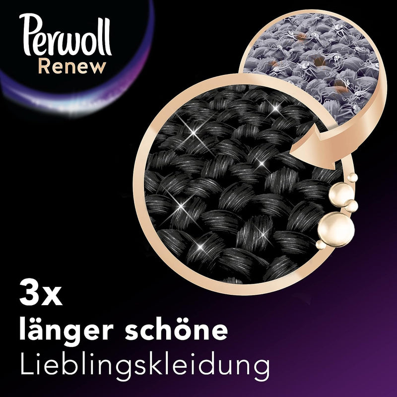 Load image into Gallery viewer, Perwoll Renew Black Liquid Laundry Detergent for Dark Clothes (25 Loads) 1.375L

