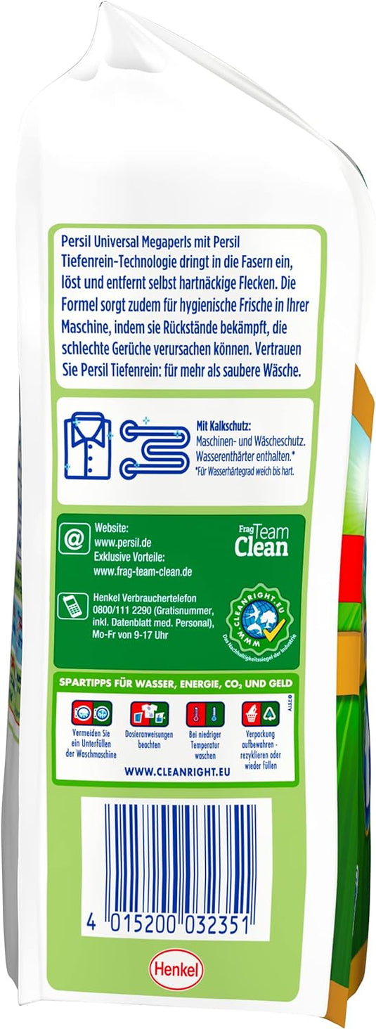 Persil Universal Megaperls Détergent à lessive en poudre | Deep Clean - Détergent tout-en-un - Pour un linge propre et de la fraîcheur pour la machine (16 charges | 1,12 kg)