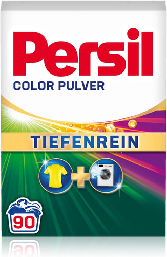 Détergent à lessive en poudre Persil Color | Deep Clean - Détergent Pour La Couleur - Pour Un Linge Propre Et Fraîcheur Pour La Machine - (90 Charges | 5,4 Kg)