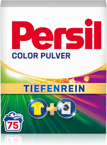 Détergent à lessive en poudre Persil Color | Deep Clean - Détergent Pour La Couleur - Pour Un Linge Propre Et Fraîcheur Pour La Machine - (75 Charges | 4,5 Kg))