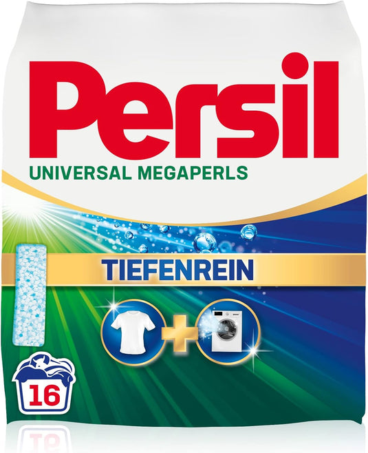 Persil Universal Megaperls Détergent à lessive en poudre | Deep Clean - Détergent tout-en-un - Pour un linge propre et de la fraîcheur pour la machine (16 charges | 1,12 kg)