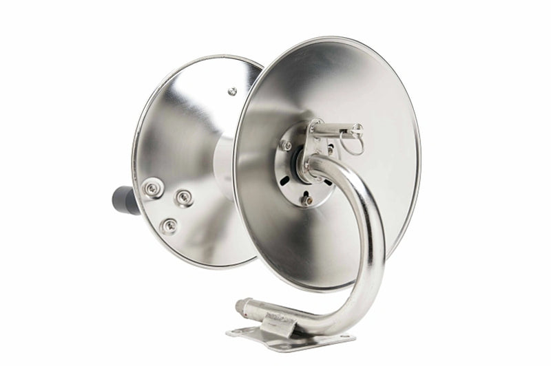 Load image into Gallery viewer, Veloci MTM Hydro Professional Stainless Steel Hose Reel - 50 Feet
