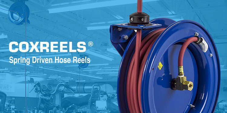 Coxreels Spring Driven Hose Reels  Low Pressure Retractable Reels – The  Vacuum Store