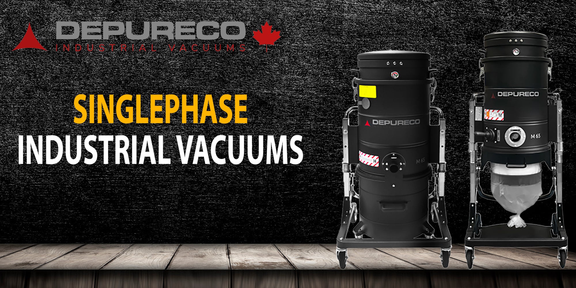 Depureco Singlephase Industrial Vacuums Industrial Vacuums The