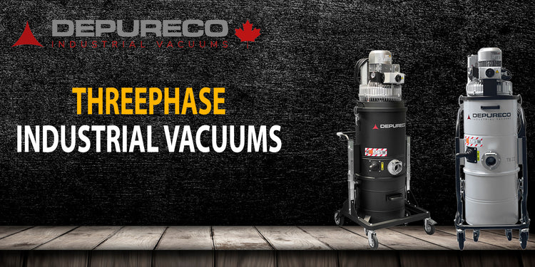 Depureco Three-Phase Industrial Vacuums Cleaners