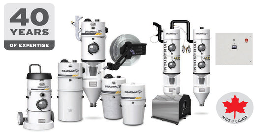 DrainVac Central Vacuum Family