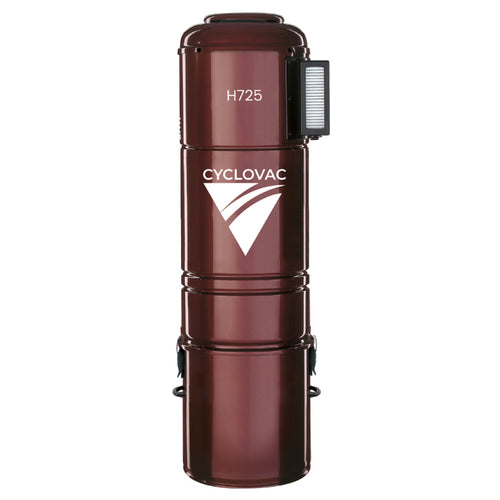 Cyclovac H725 Central Vacuum Canister | Hybrid Filtration