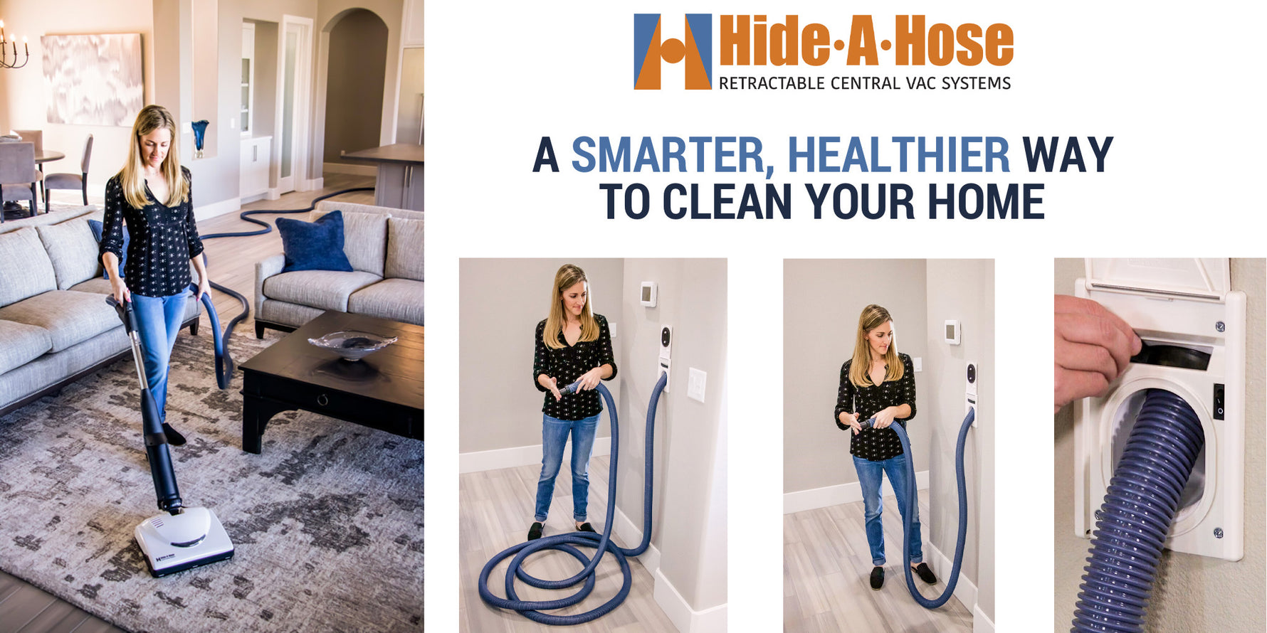 HideAHose Central Vacuum Systems Retractable Hose Systems The