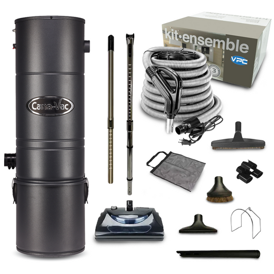 CanaVac ACAN70A Central Vacuum with Basic Electric Package | Ideal for Hardwood, Area Rugs and Carpeting