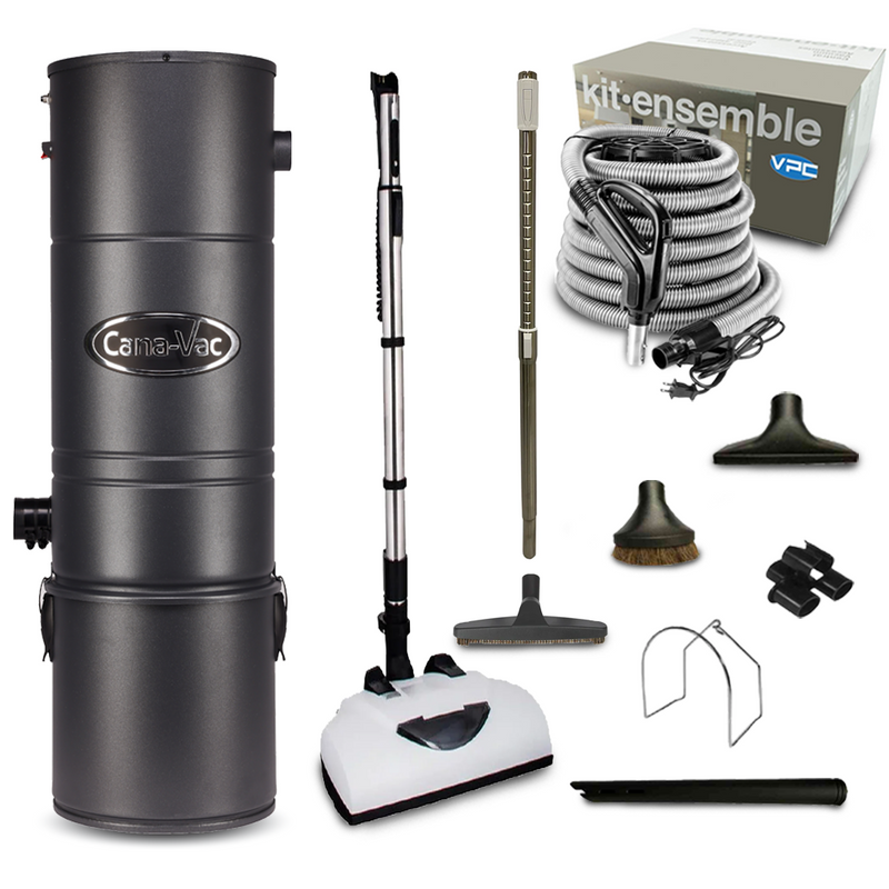 Load image into Gallery viewer, CanaVac ACAN70A Central Vacuum with Crush-Proof Hose and Deluxe Electric Package
