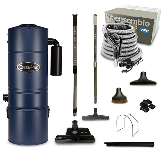 CanaVac ACAN790A Central Vacuum with SEBO ET-1 Premium Electric Package