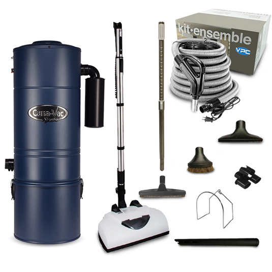 Aspirateur central CanaVac LS790 Signature Series avec ensemble électrique de luxe