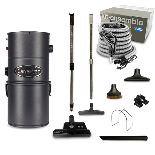CanaVac ACAN50A Central Vacuum with SEBO ET-1 Premium Electric Package