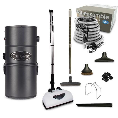 CanaVac ACAN50A Central Vacuum with Deluxe Electric Package