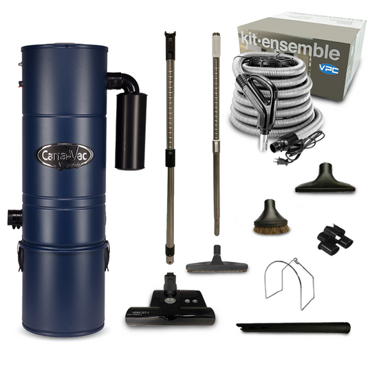 CanaVac ACAN590A Signature Series Central Vacuum with SEBO ET-1 Premium Electric Package