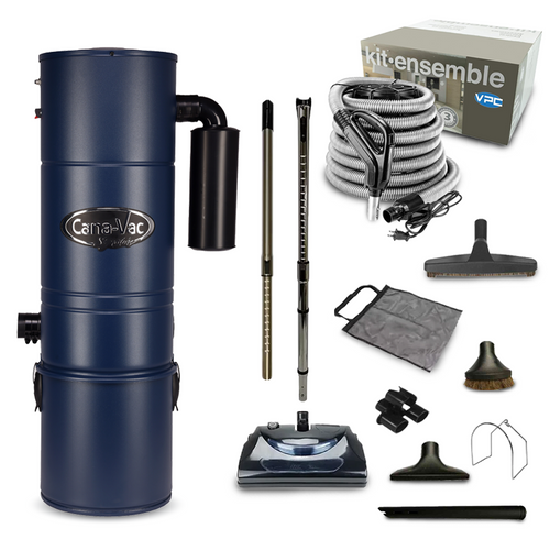 Aspirateur central CanaVac LS590 Signature Series avec kit électrique de base