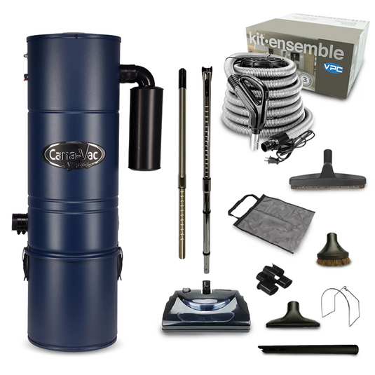 CanaVac ACAN590A Signature Series Central Vacuum with High Voltage PN11 Electric Kit