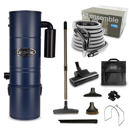 CanaVac ACAN590A Signature Series Central Vacuum with Deluxe Low Voltage Air Package