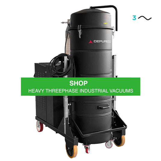 Shop Depureco Heavy Threephase Industrial Vacuums