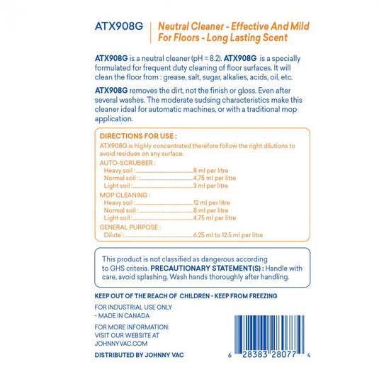 Attax ® Pro Neutral Cleaner - Effective And Mild For Floors - 1,06 gal (4 L)