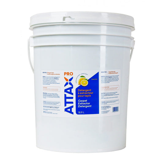 Détergent pour extracteur de tapis Attax ® Pro - 4,4 gal (20 L)
