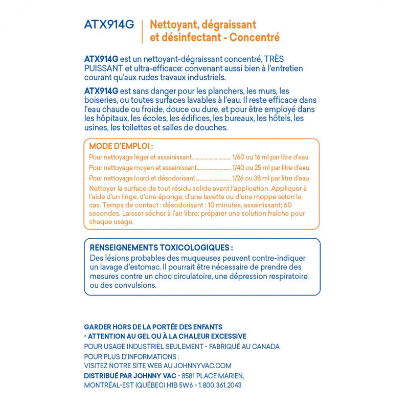 Chargez l&#39;image dans la visionneuse de la galerie, Nettoyant, dégraissant et désinfectant Attax ® Pro (concentré) - 1,06 gal (4 L)
