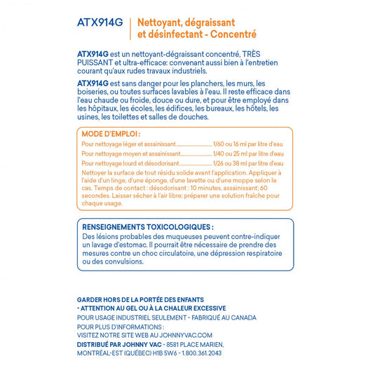 Nettoyant, dégraissant et désinfectant Attax ® Pro (concentré) - 1,06 gal (4 L)