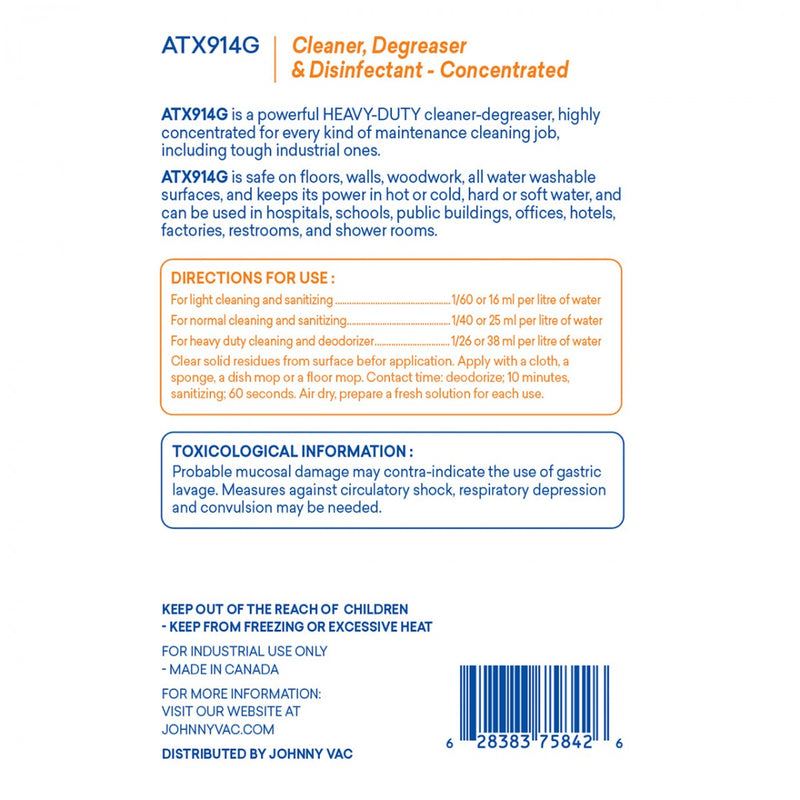 Chargez l&#39;image dans la visionneuse de la galerie, Nettoyant, dégraissant et désinfectant Attax ® Pro (concentré) - 1,06 gal (4 L)
