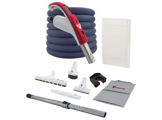 Cyclovac GS125 Central Vacuum Cleaner with Retraflex Retractable Hose Accessory Package