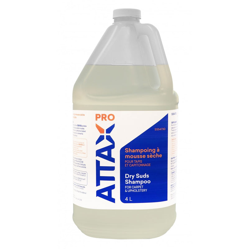 Chargez l&#39;image dans la visionneuse de la galerie, Shampoing Attax ® Pro Professional Dry Suds pour tapis et tissus d&#39;ameublement - 1,06 gal (4 L)
