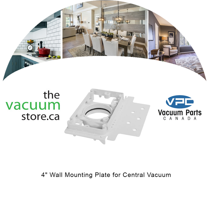 Load image into Gallery viewer, 4 inches   Wall Mounting Plate for Central Vacuum
