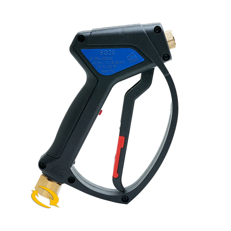 Load image into Gallery viewer, MTM Hydro Pressure Washer Easy Hold SG28 Spray Gun W/ Inlet Swivel
