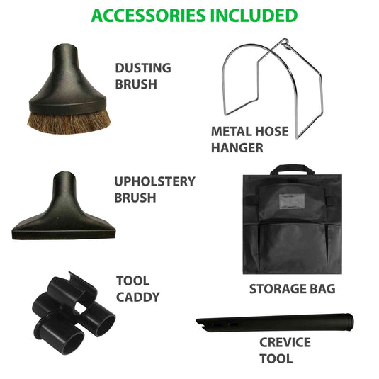 Central Vacuum Accessory Kit - Accessories Included