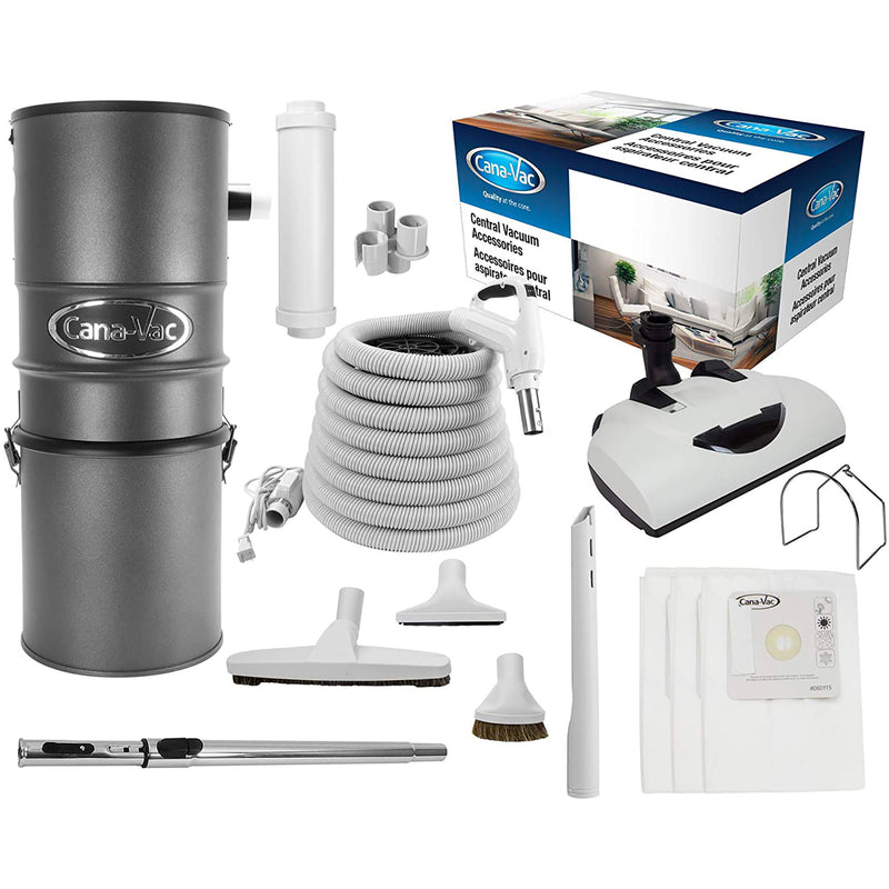 Chargez l&#39;image dans la visionneuse de la galerie, Cana-Vac CV700PP Central Vacuum with LS Performance Package
