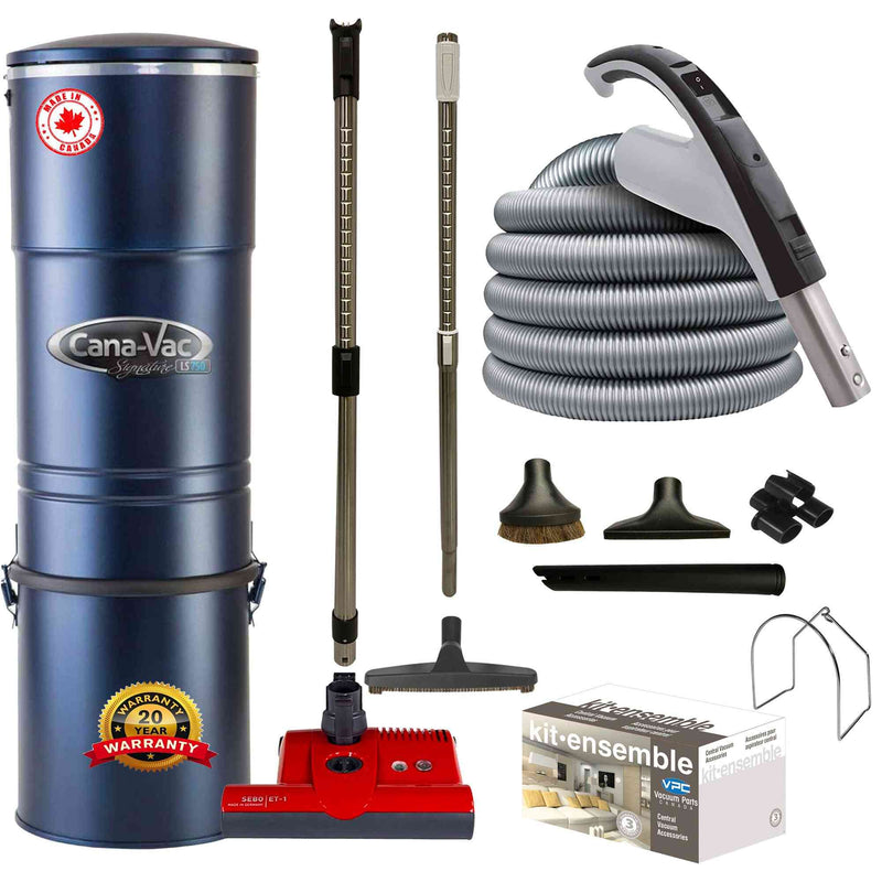 Load image into Gallery viewer, CanaVac LS790 Central Vacuum with SEBO ET-1 Premium Electric Package
