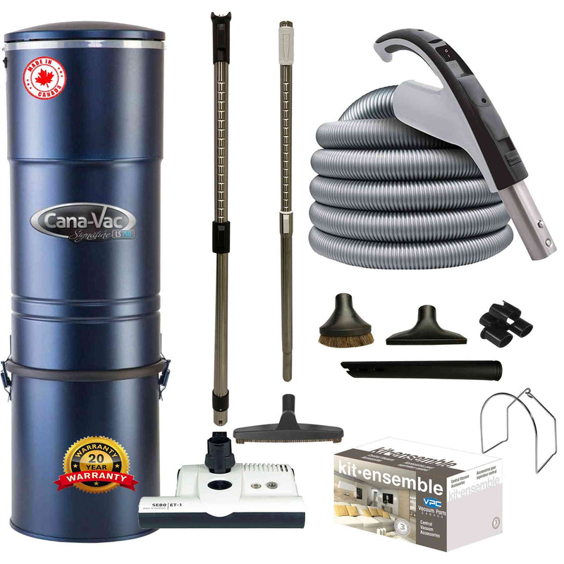 Load image into Gallery viewer, CanaVac ACAN790A Central Vacuum with SEBO ET-1 Premium Electric Package

