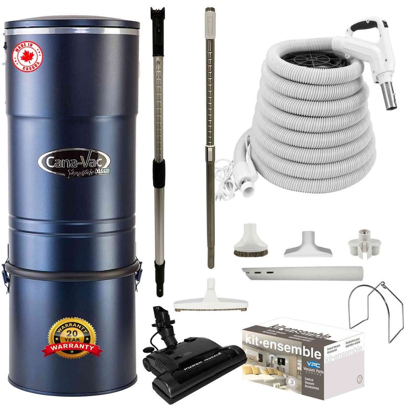 Load image into Gallery viewer, Cana-Vac XLS990 Central Vacuum with Standard Electric Package (White)
