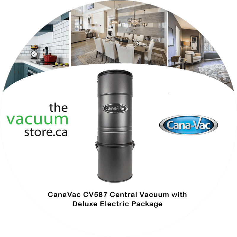 Load image into Gallery viewer, CanaVac CV587 Central Vacuum with Deluxe Electric Package
