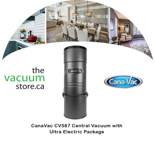 CanaVac CV587 Central Vacuum with Ultra Electric Package