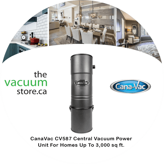 CanaVac CV687 Central Vacuum Cleaner For Homes Up To 6,000 Sq Ft.