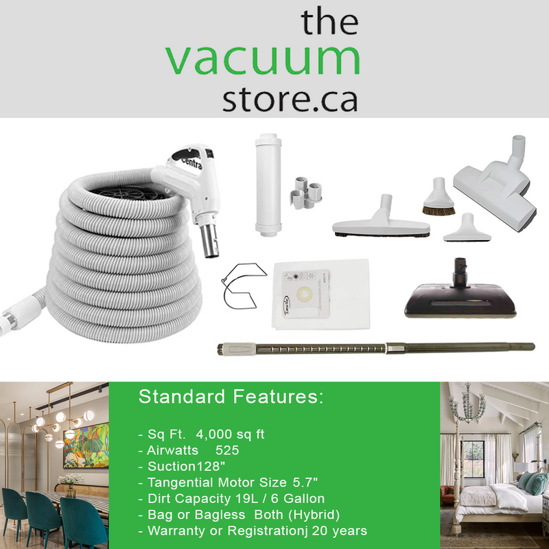 Load image into Gallery viewer, CanaVac XLS990 Central Vacuum with Ultra Electric Package
