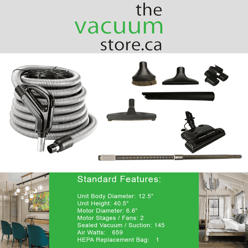 Load image into Gallery viewer, CanaVac LS790 Signature Series Central Vacuum with Standard Electric Package
