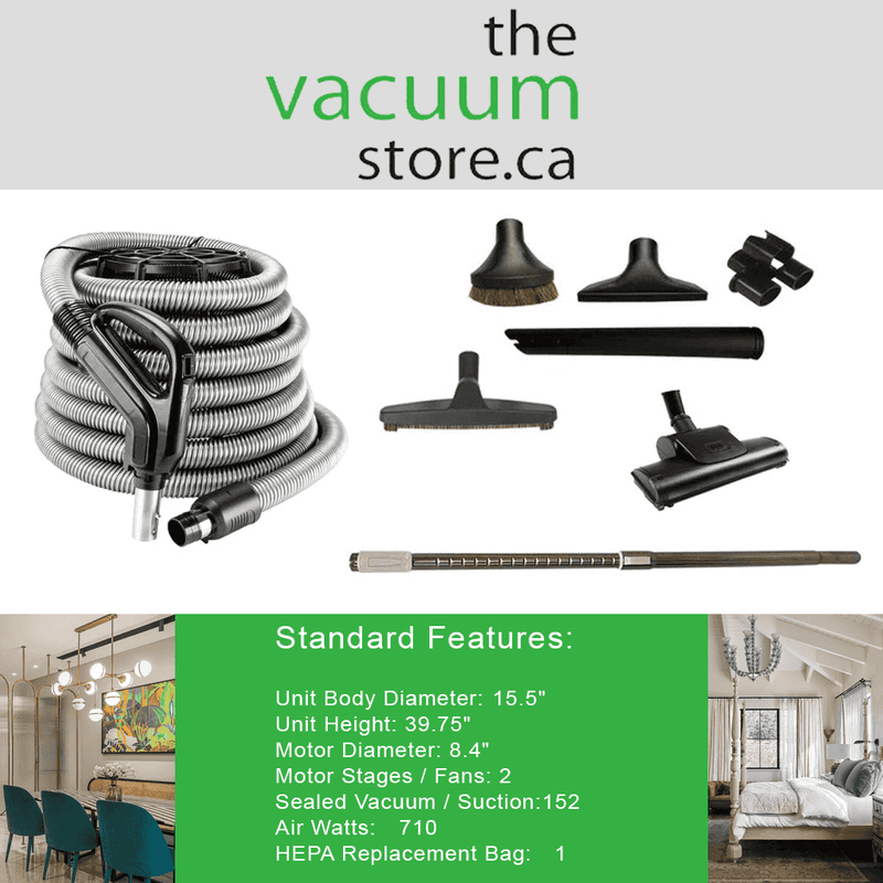 Load image into Gallery viewer, CanaVac XLS990 Signature Series Central Vacuum with Standard Air Package
