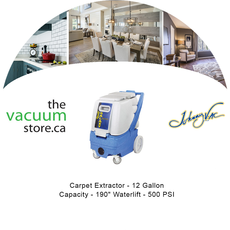 Load image into Gallery viewer, Carpet Extractor - 12 Gallon Capacity - 190 inches  Waterlift - 500 PSI
