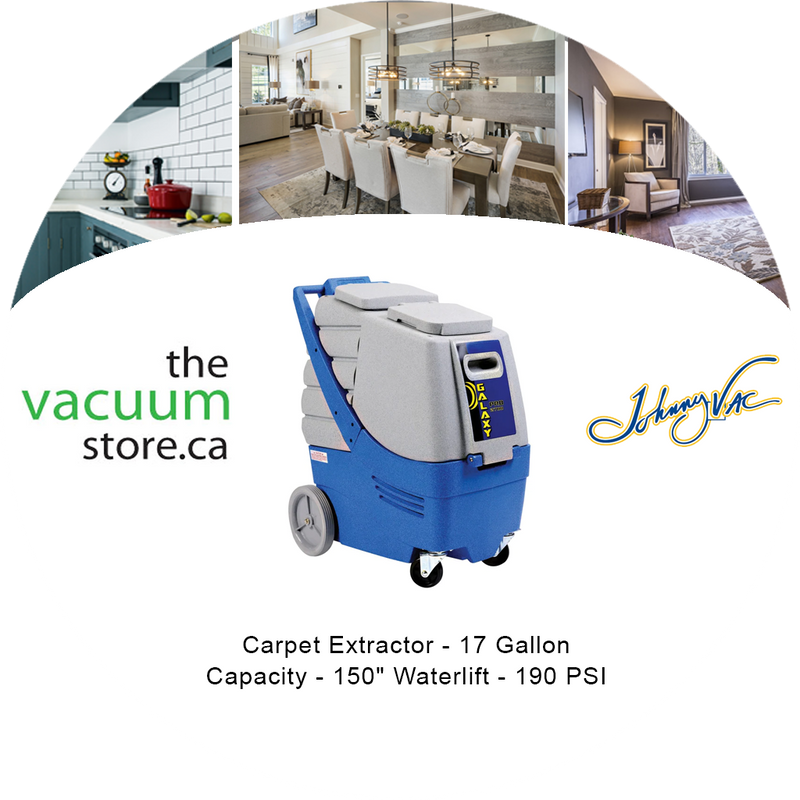 Load image into Gallery viewer, Carpet Extractor - 17 Gallon Capacity - 150&quot; Waterlift - 190 PSI
